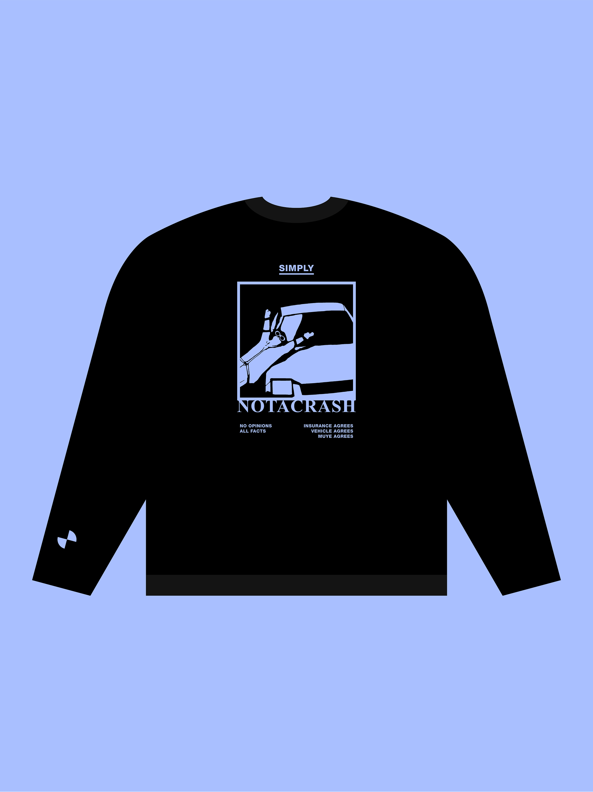 Not A Crash Crewneck product image (1)