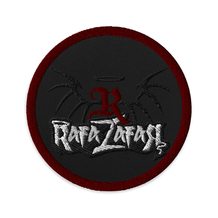 RafaZafar Logo Embroidered Patch (circle) product image (1)
