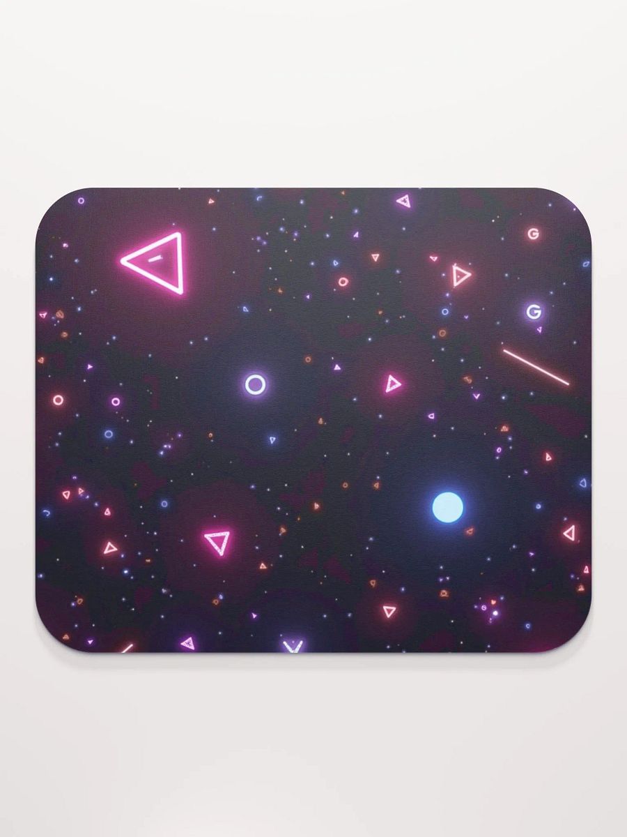 Neon Geometric Glow Mouse Pad product image (2)
