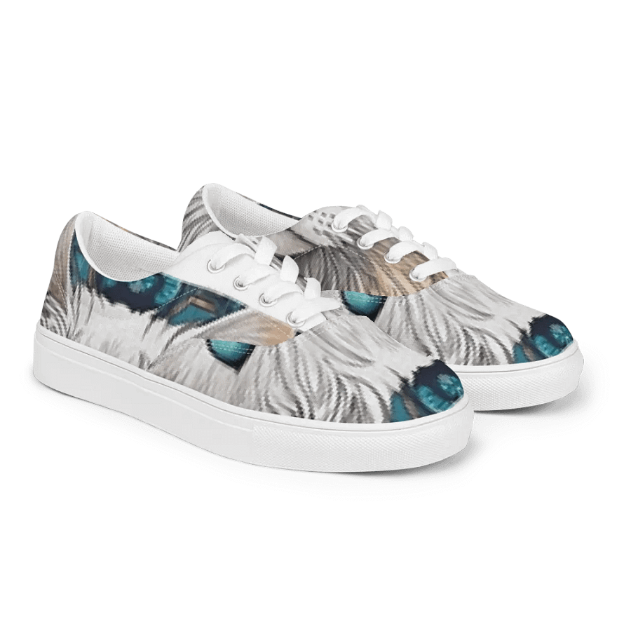 Blue-Eyed Feline Dreams Canvas Shoes product image (10)