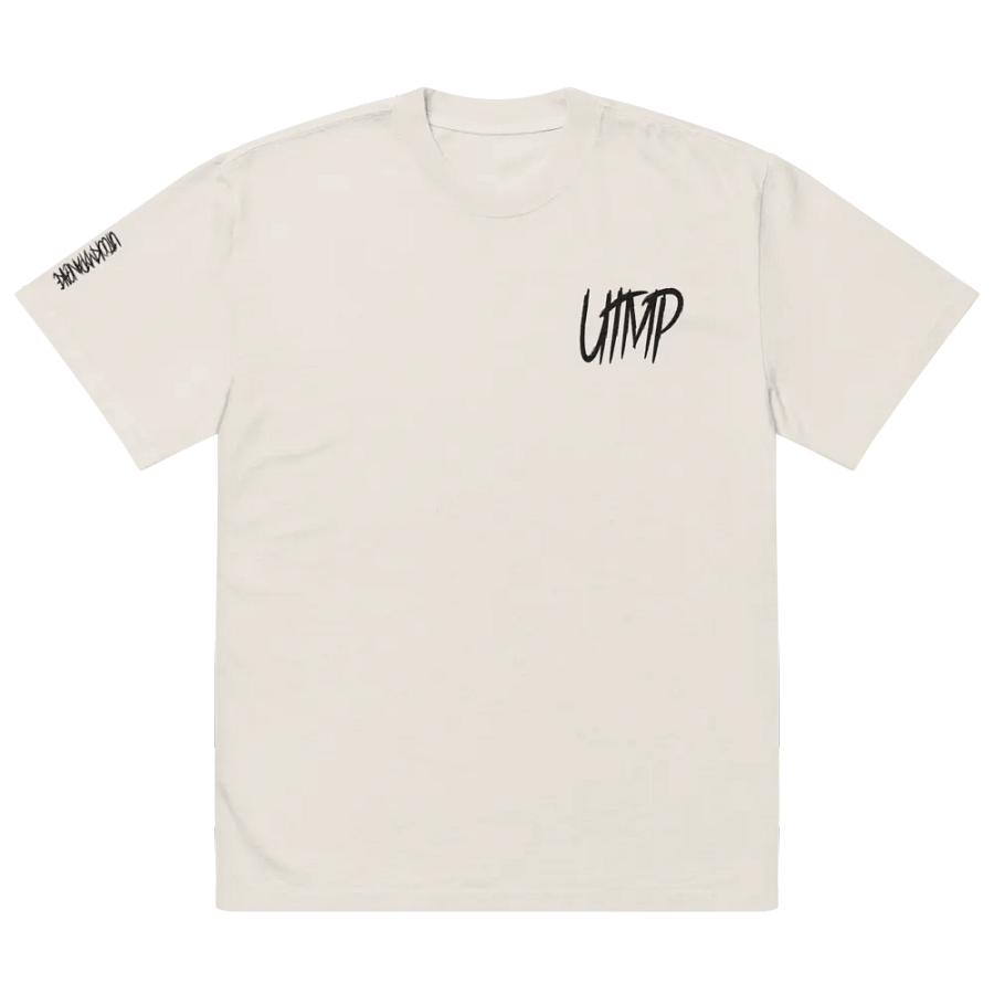 Premium Oversized Faded T-Shirt - Stitched Black UTMP Logo product image (3)