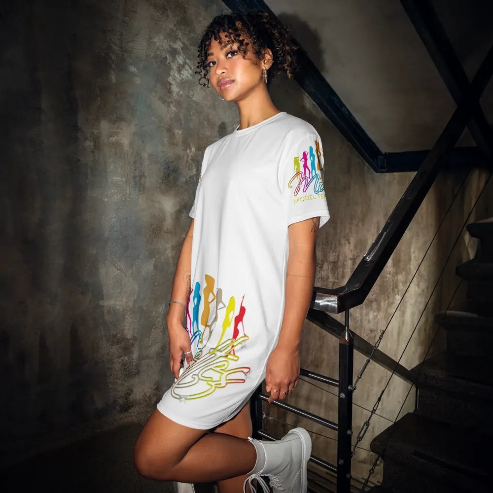 MOETTES PASSION WHT T SHIRT DRESS product image (12)