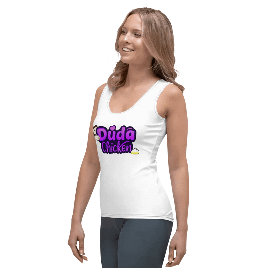 Dudachicken Peeking All-Over Print Women's Tank Top product image (5)