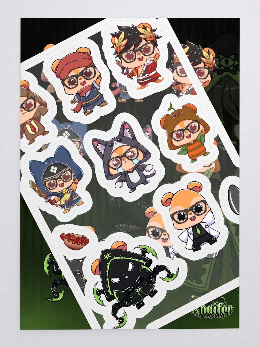Kuma Cosplay Sticker Set product image (3)