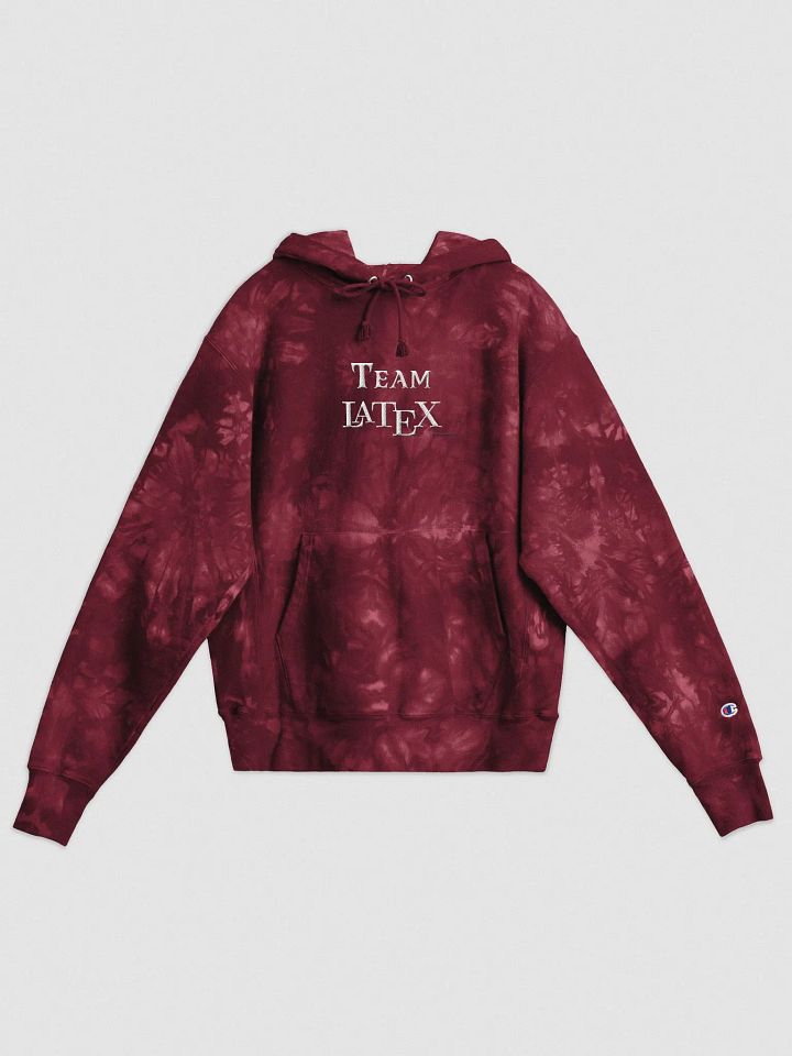 Team LaTeX Tie-Dye Champion Hoodie product image (5)