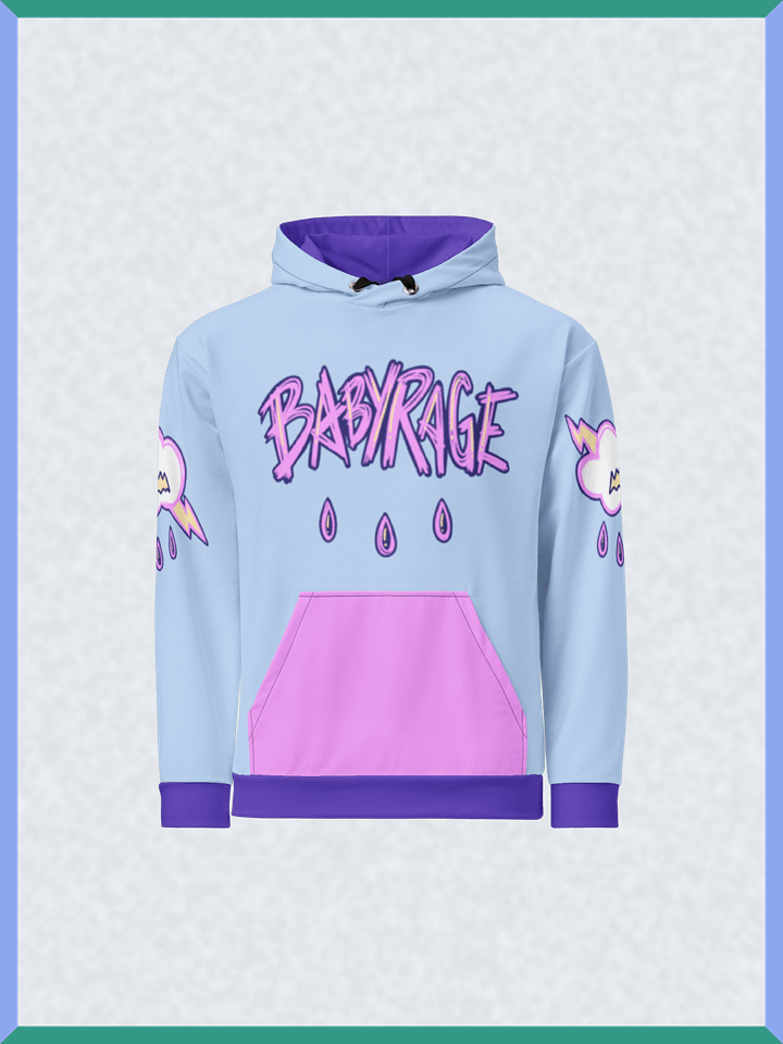 Baby Rage Pink Pocket - Pullover Hoodie product image (1)