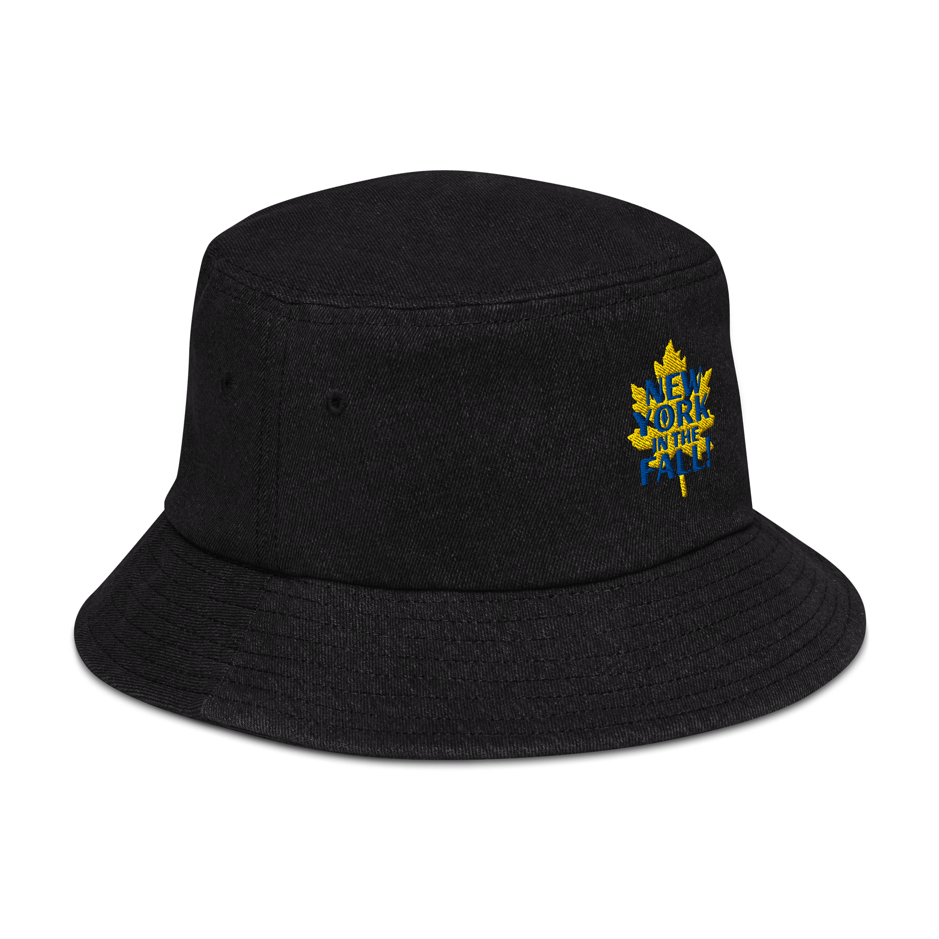 Fall Foliage Denim Bucket Hat product image (4)