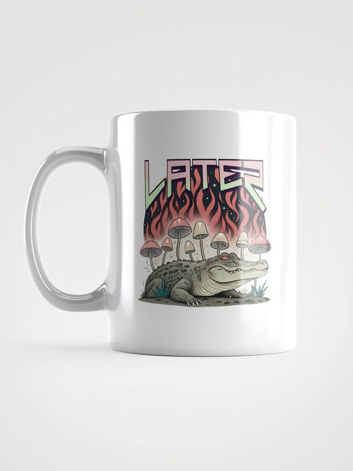 Later Alligator Mushroom White Glossy Mug product image (1)