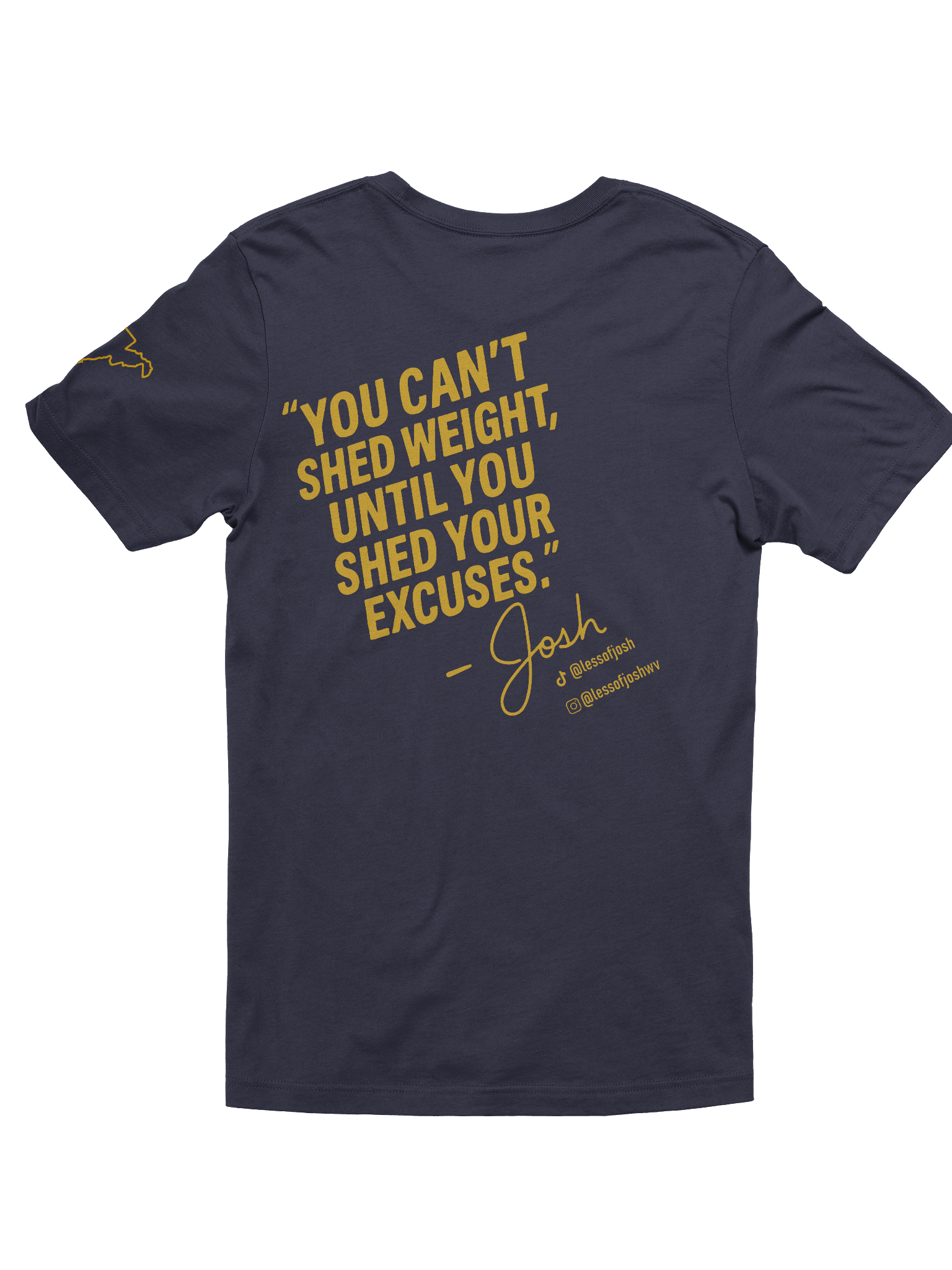 “Less of Josh” WV Pride Tee – The Official Transformation Uniform product image (2)