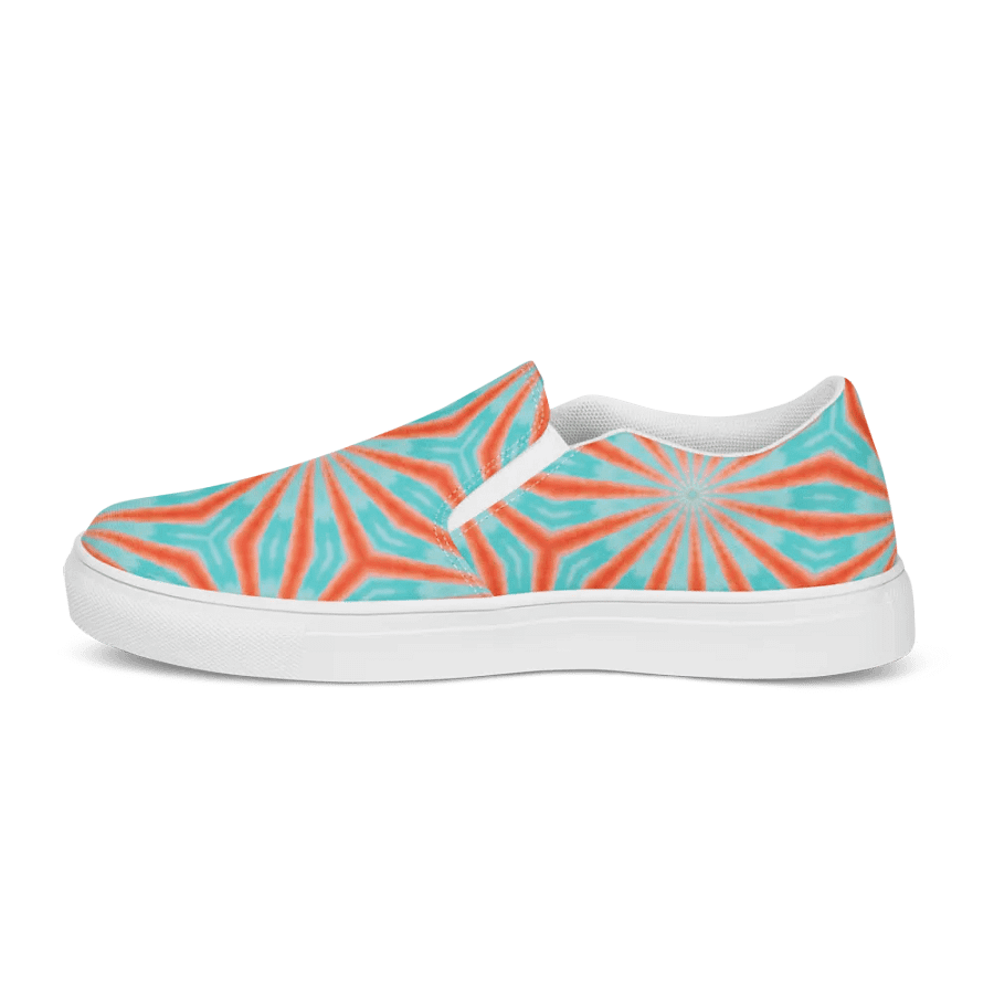 Radiant Burst Women's Canvas Slip-Ons product image (10)