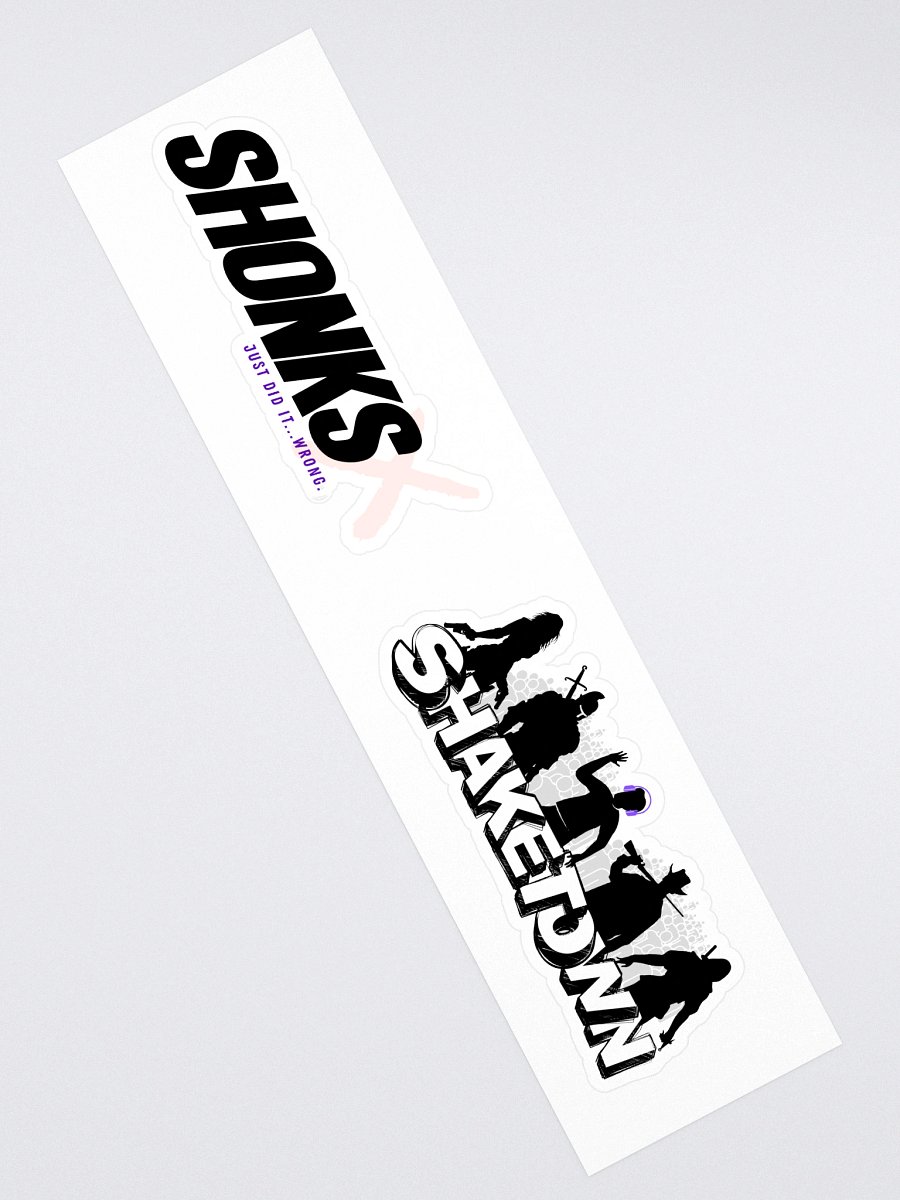 Shonks x ShakeTown Sticker Combo (15" x 3.75") product image (2)