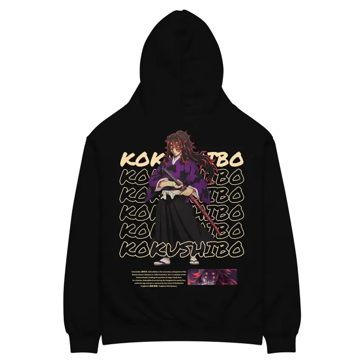 Premium Unisex Oversized Kokushibo Hoodie From Demon Slayer product image (2)