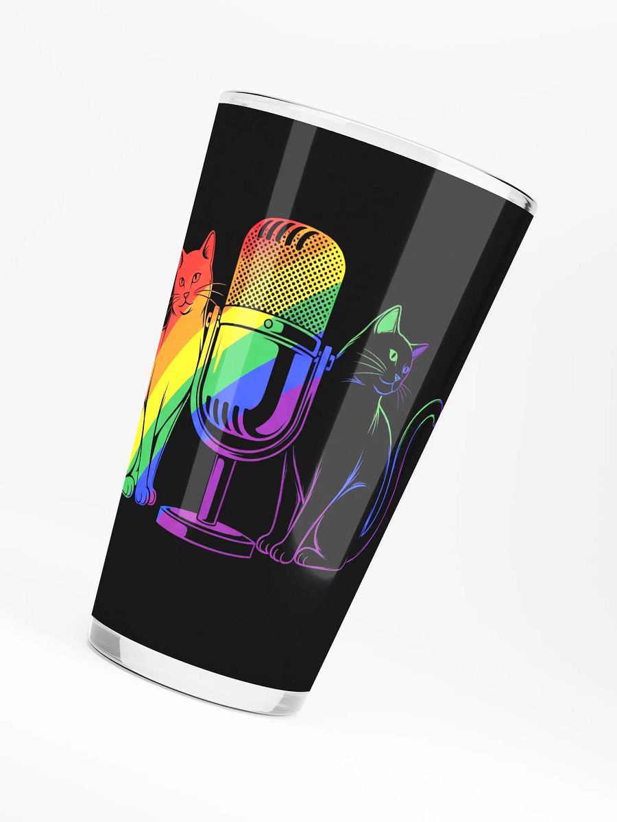 Pride 2025 Pint Glass - Black product image (4)