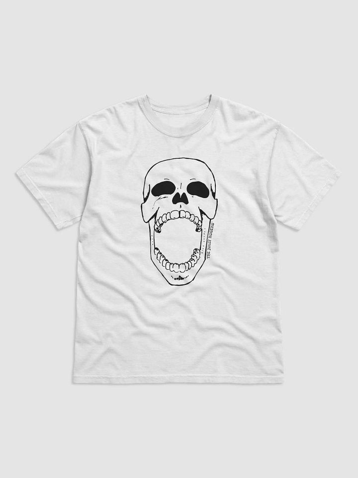 Screaming Skull T-shirt (white) product image (1)