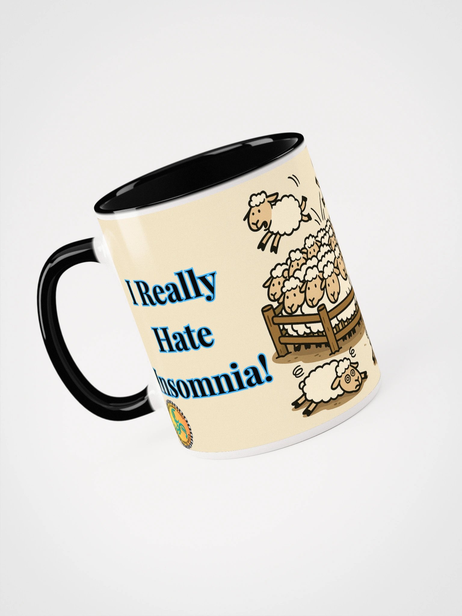 I Really Hate Insomnia (Both) 2-Tone Ceramic Mug product image (33)