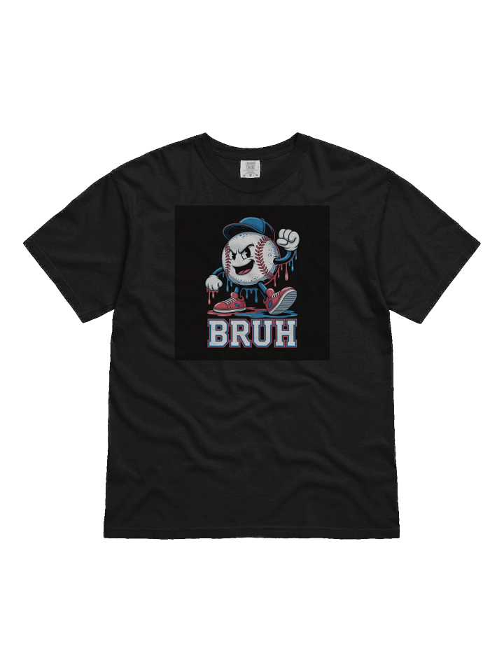 BRUH Baseball Character Heavyweight T-Shirt product image (5)