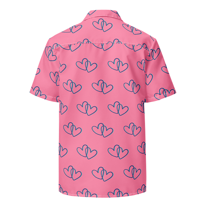 Pink Heart Button-Up Shirt product image (2)