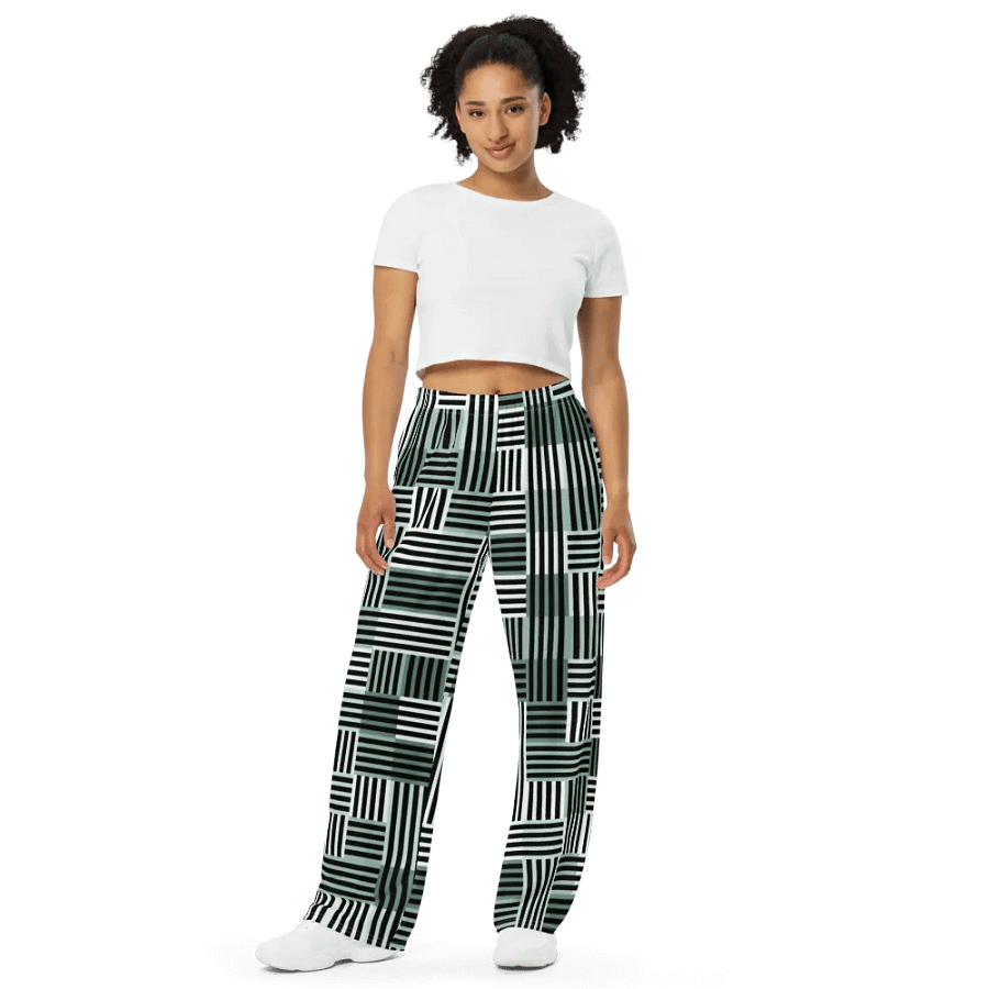 BUIII Minimalism: Mint Oasis Wide-Leg Pants product image (2)