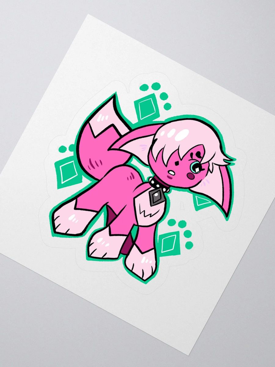 "Darling Diamonds" Fuchsia Sticker product image (3)