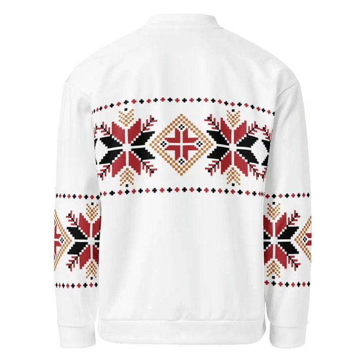 Geometric Glamour All-Over Print Bomber Jacket product image (2)