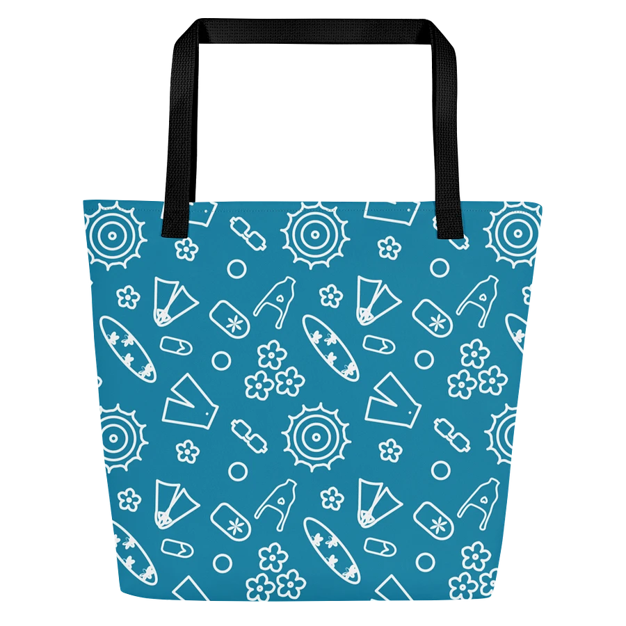 Beach Necessities Pattern All Over Print Tote product image (2)