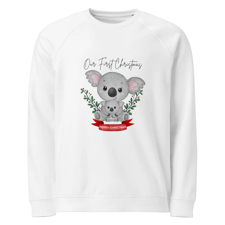Koala Christmas Love Organic Sweatshirt product image (1)