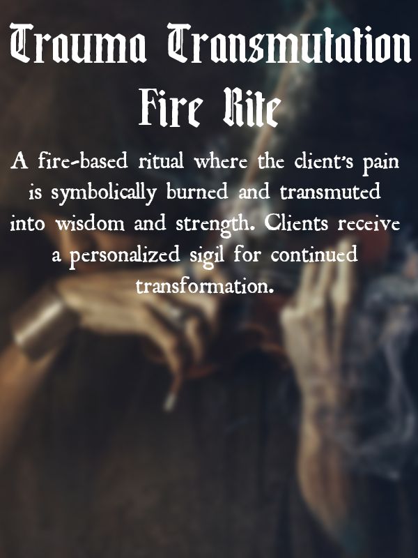 Trauma Transmutation Fire Rite product image (1)