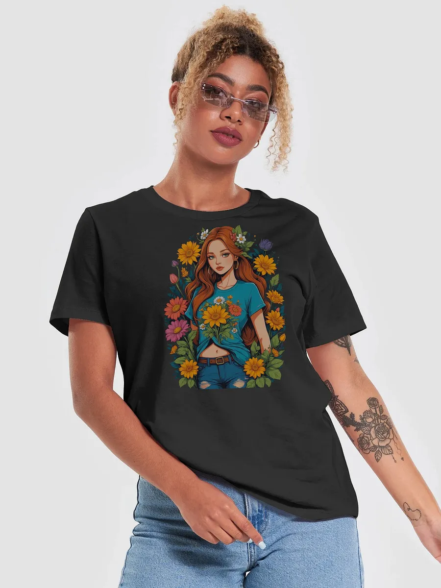 Bloomcore Flower Girl v1 - Bella Canvas Women's Supersoft Relaxed-fit T-Shirt product image (1)
