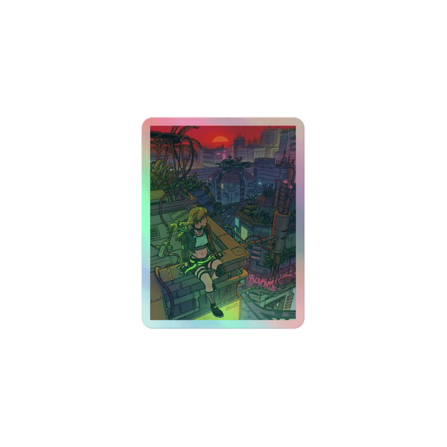 Virtual Escape | Holographic Sticker product image (1)
