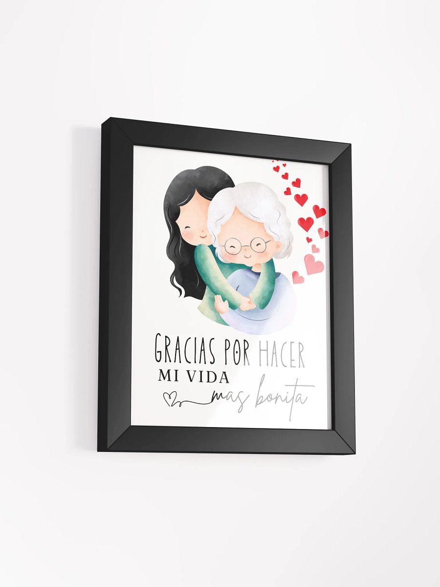 Love Mother’s Day design for Grandma Gracias Wallart product image (2)