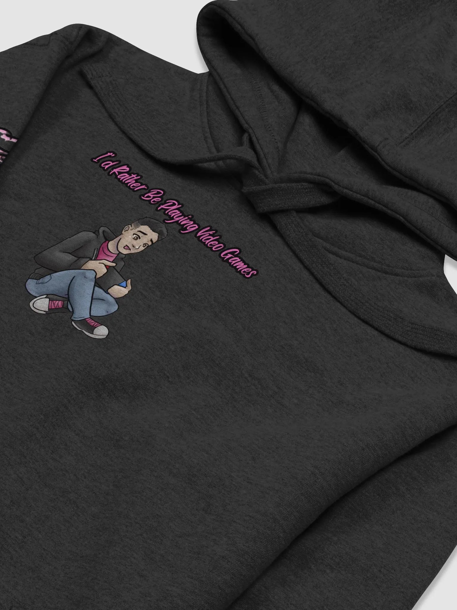 I'd Rather Be Playing Video Games Hoodie With Sleeve product image (1)