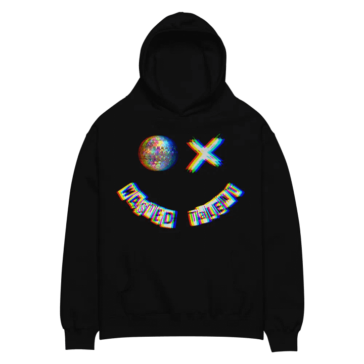 OG WASTED TALENT GLITCH SMILEY PREMIUM HOODIE product image (2)