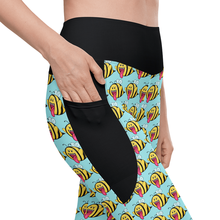 Boo-Bees Leggings w/Pockets (Blue) product image (10)