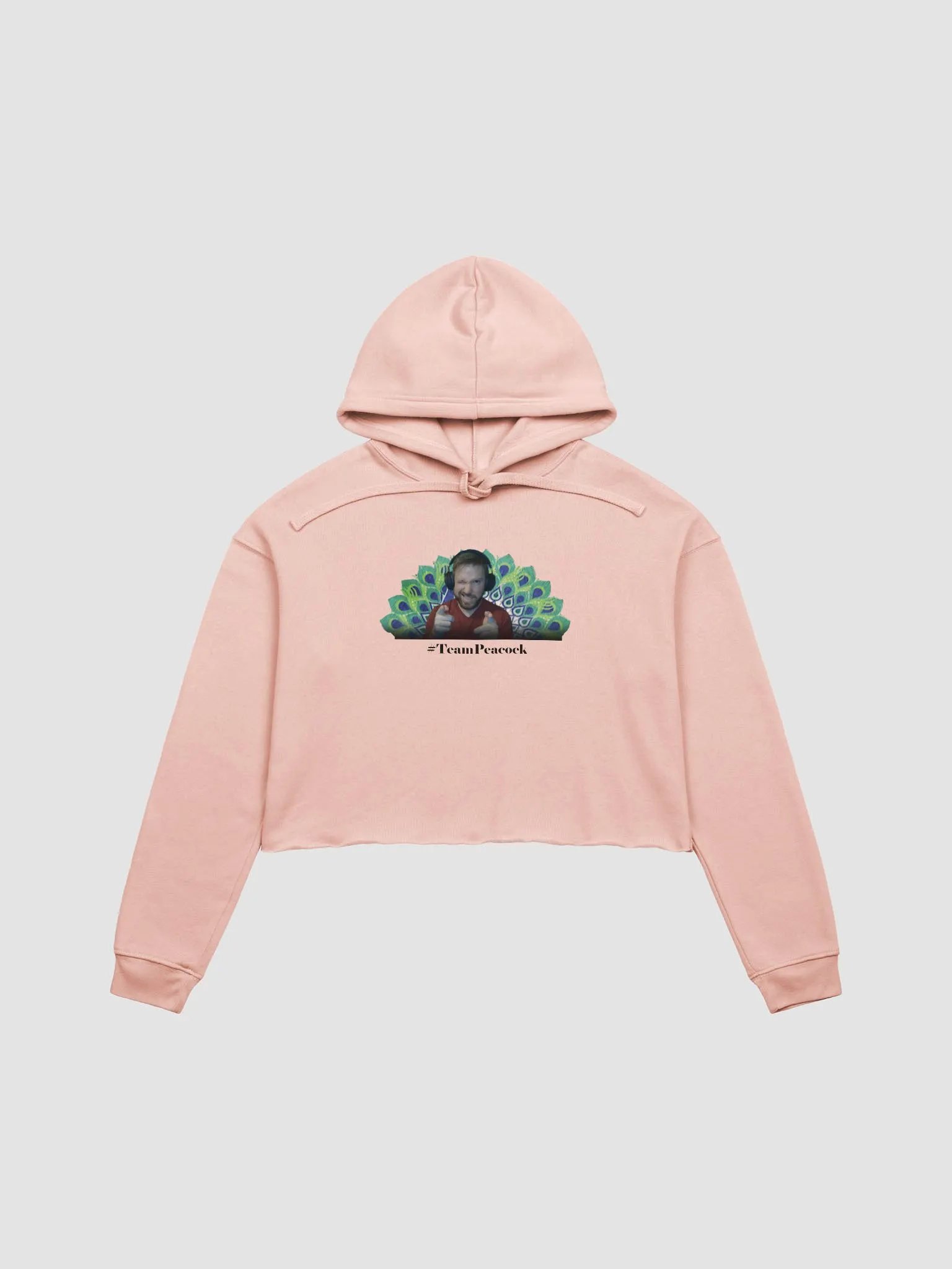 #TeamPeacock Crop Hoodie product image (2)