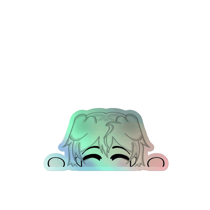 Lunar peaking Holographic Sticker Set product image (2)