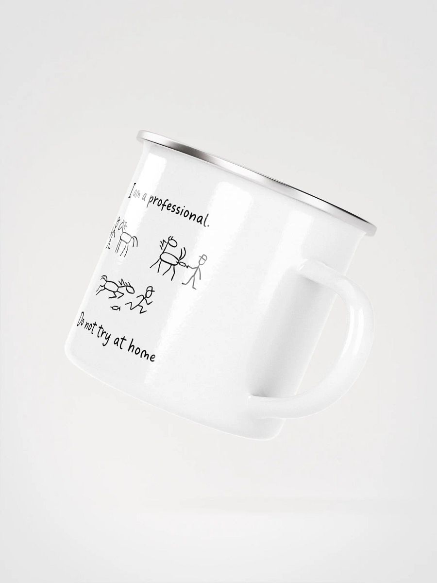 "Veterinary cartoon design" enamel Mug product image (3)