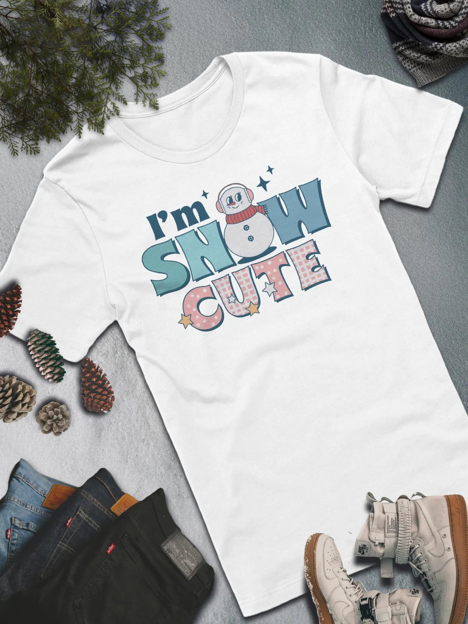 I'm Snow Cute T-Shirt – Adorable Winter Fun product image (5)