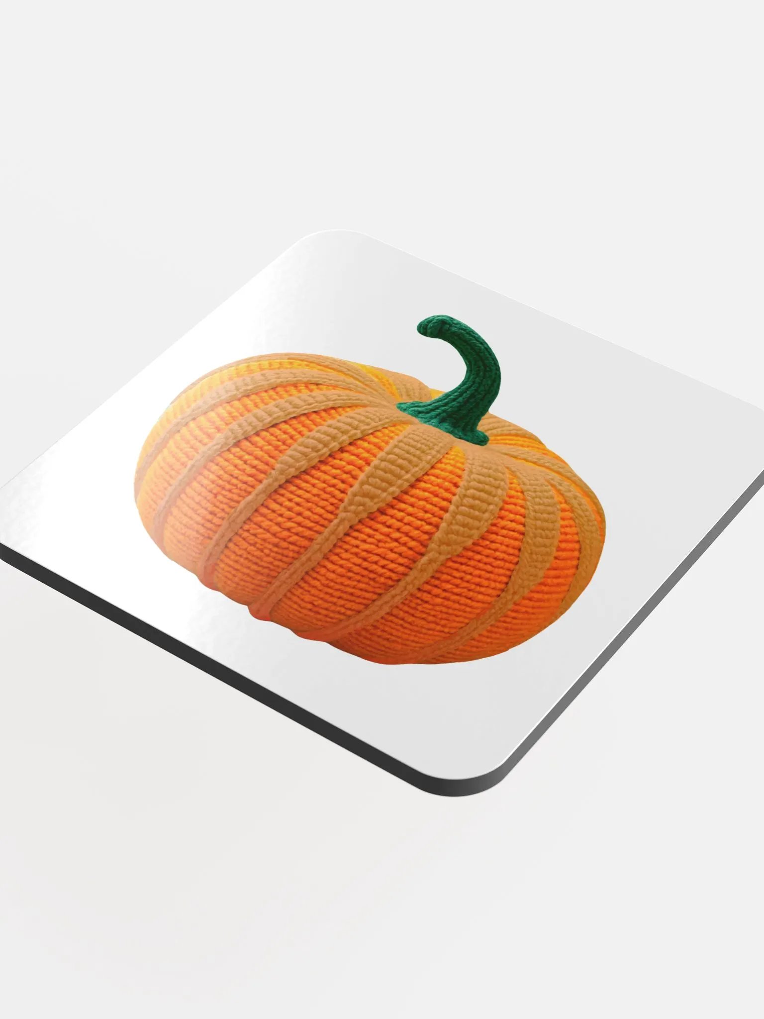 CozyAvocado Glossed Cork Coaster Pumpkin #1 product image (4)