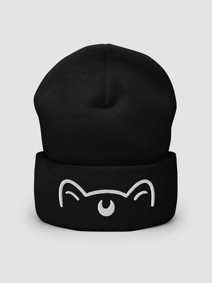 Moon Cat Beanie Dark Colors product image (2)