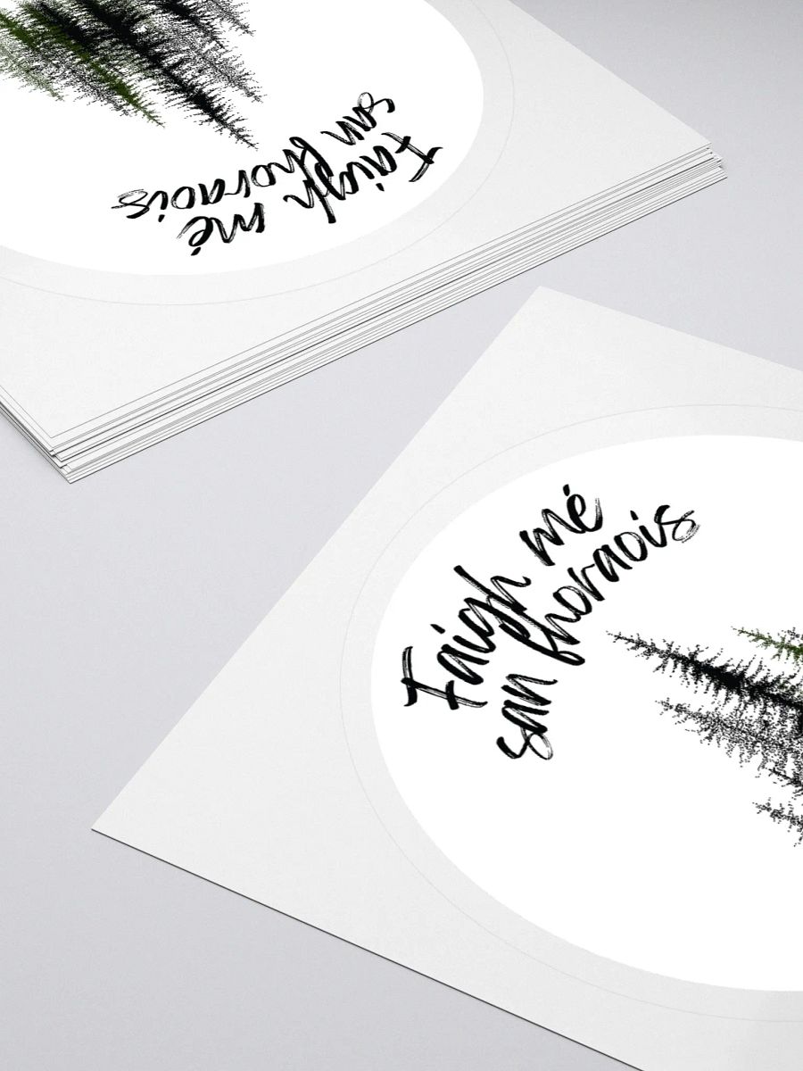 Faigh mé san fhorais (Find me in the forest) Sticker product image (12)
