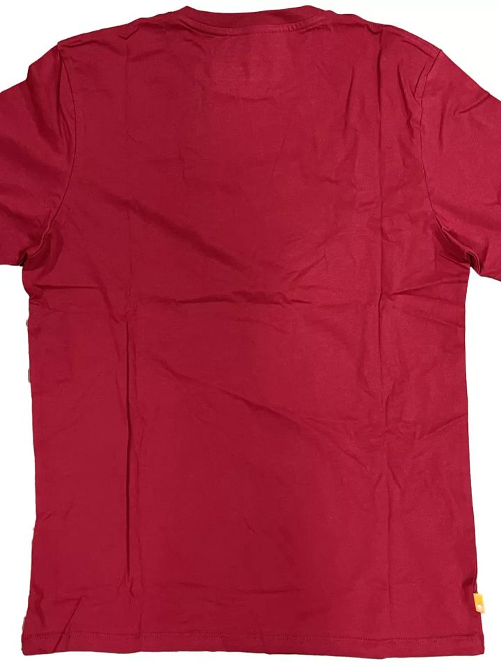 Men's Timberland Scarlet/Black SS Stack Logo T-Shirt product image (2)
