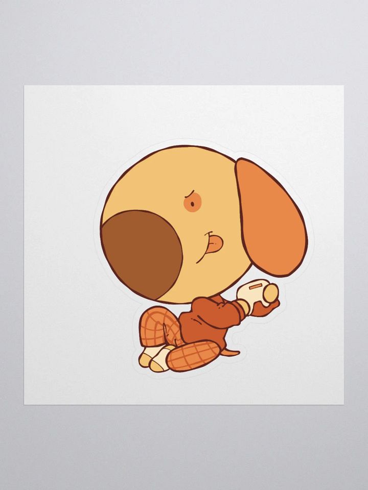 Gamer Dog Sticker product image (1)