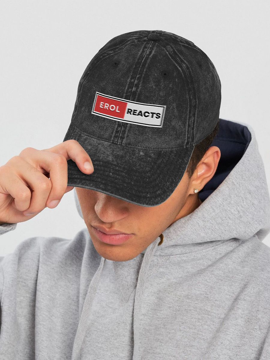 ErolReacts Vintage Logo Hat product image (7)