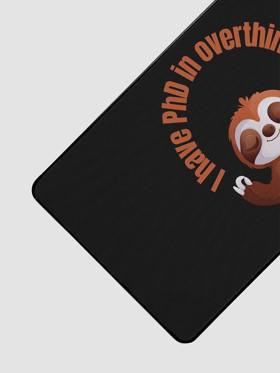 PhD IN OVERTHINKING Desk Mat product image (3)