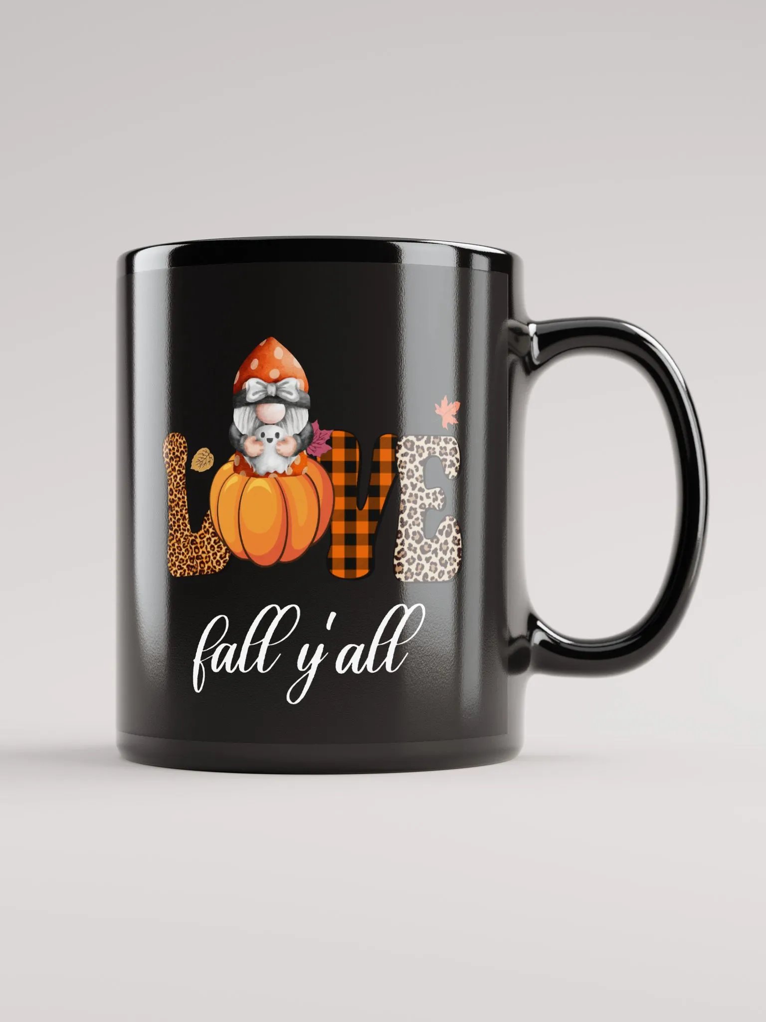 Halloween Gnome and Ghost Love Fall Y'all Mug product image (2)