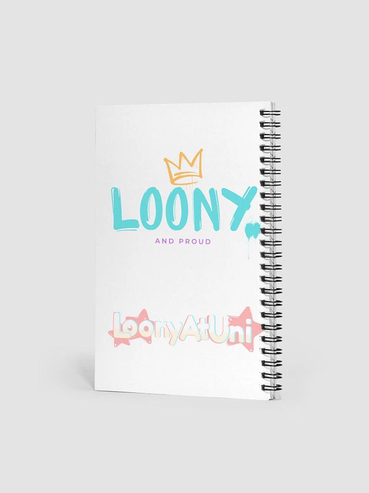 Loony's Face Spiral Notebook product image (2)