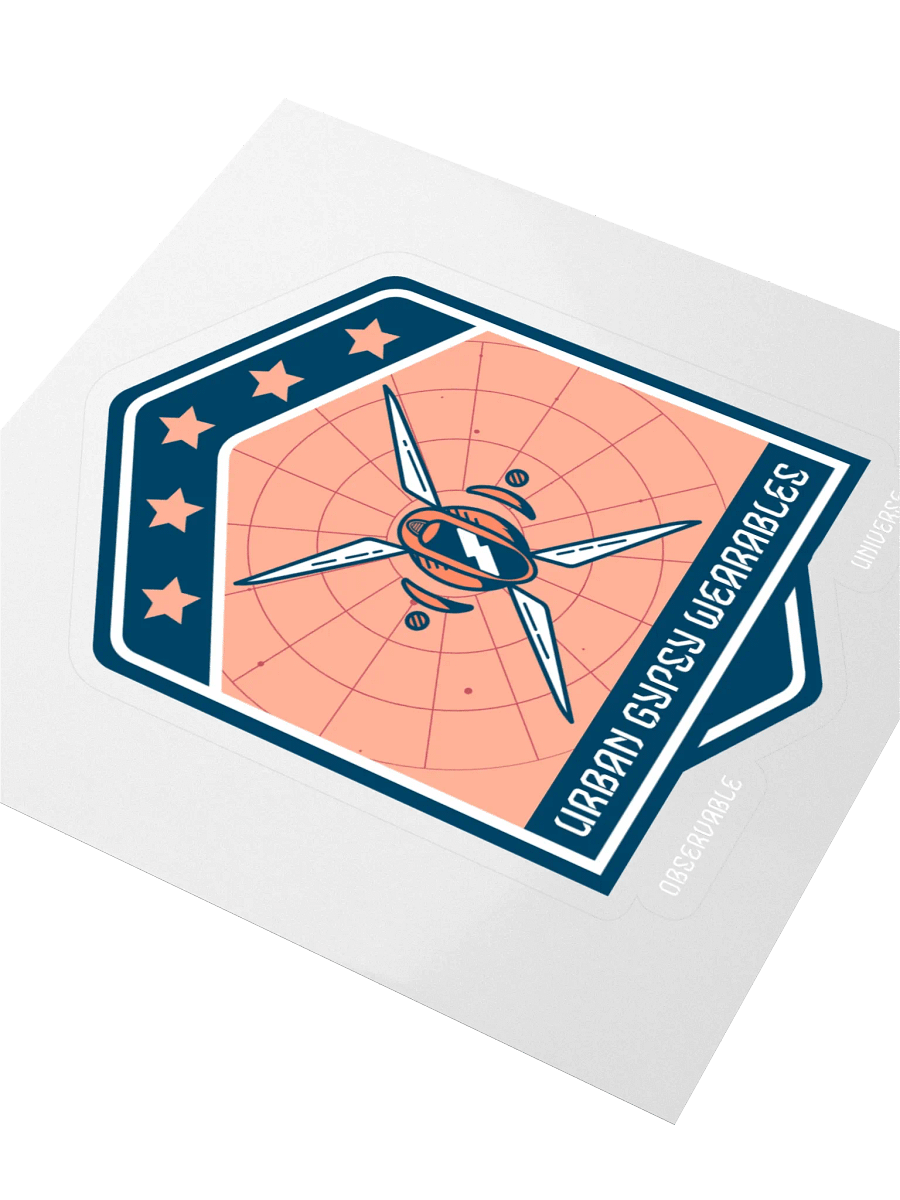 Observable Universe Emblem Sticker product image (3)