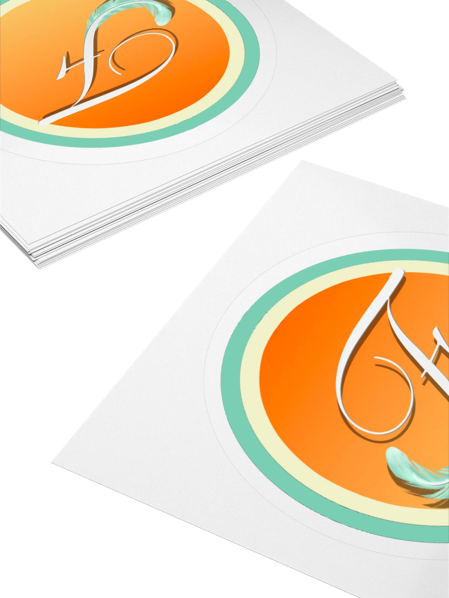 Feather Logo Sticker product image (4)