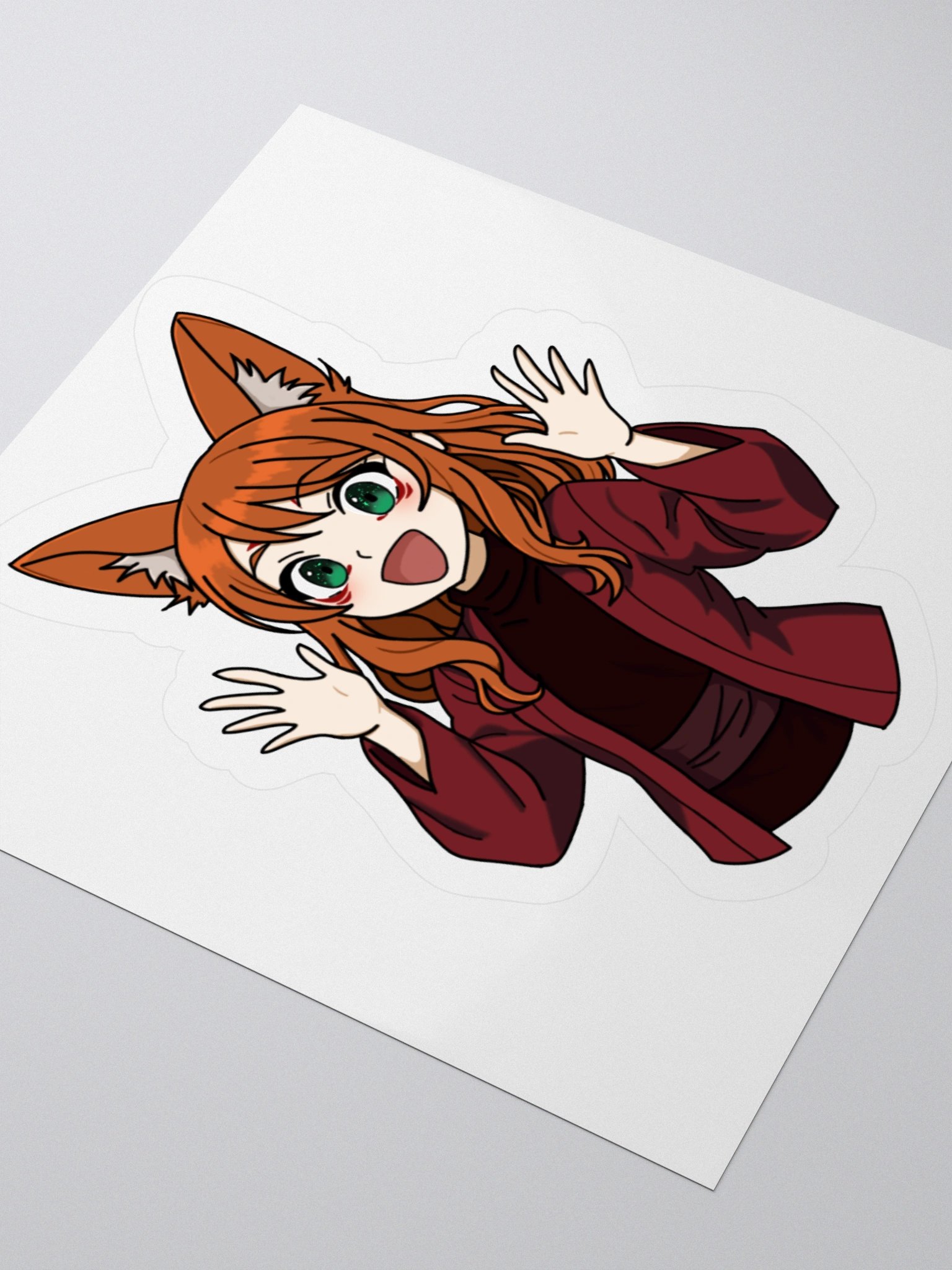 AutumnFox Joyful Sticker – 3" Kiss Cut Vinyl product image (3)