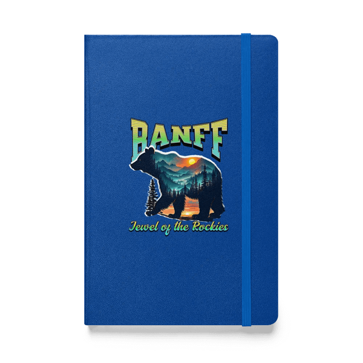 Banff Jewel Of The Rockies Bear Wilderness Hardcover Notebook product image (1)